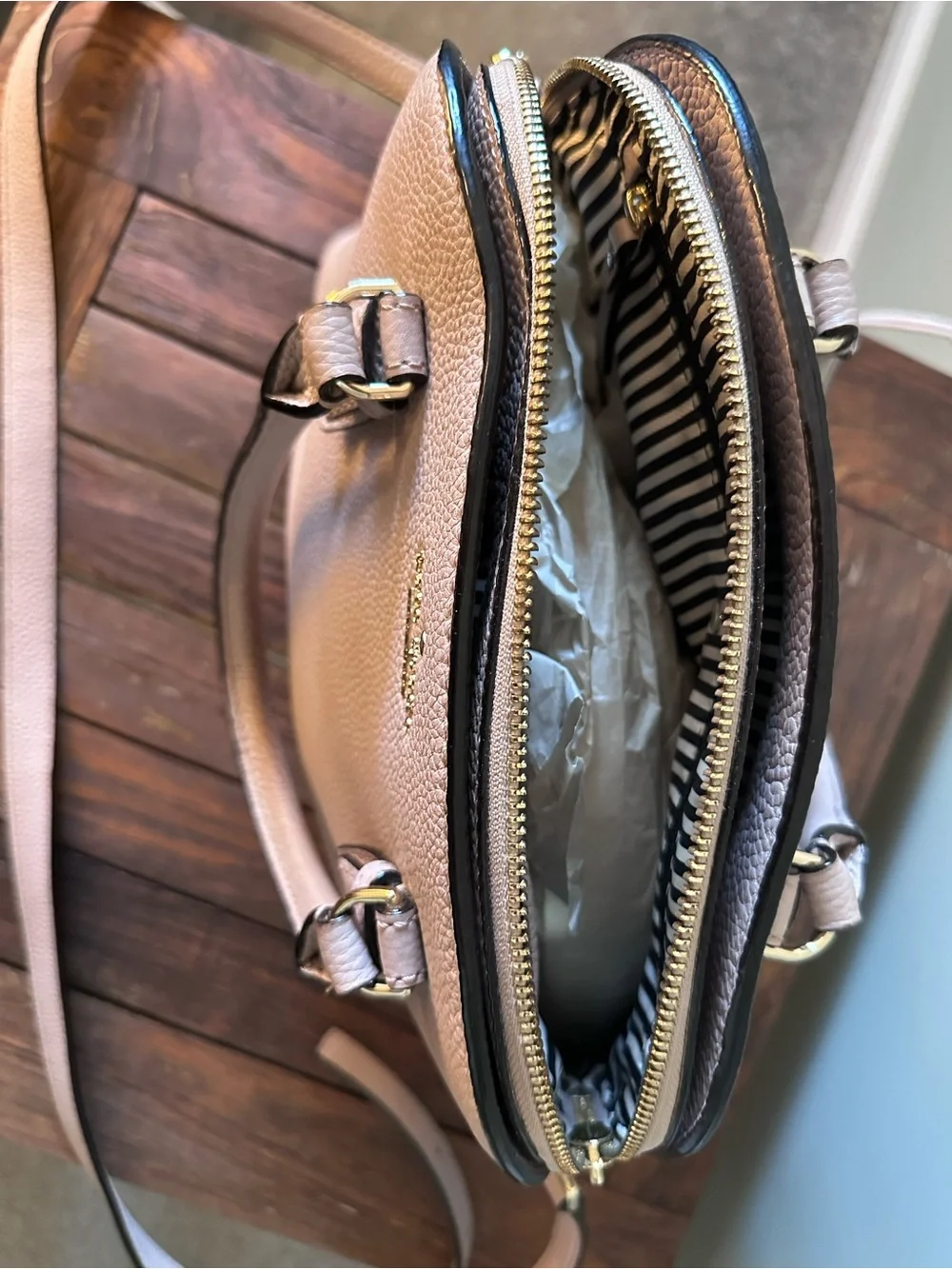 Kate Spade Dusty Pink Leather Satchel